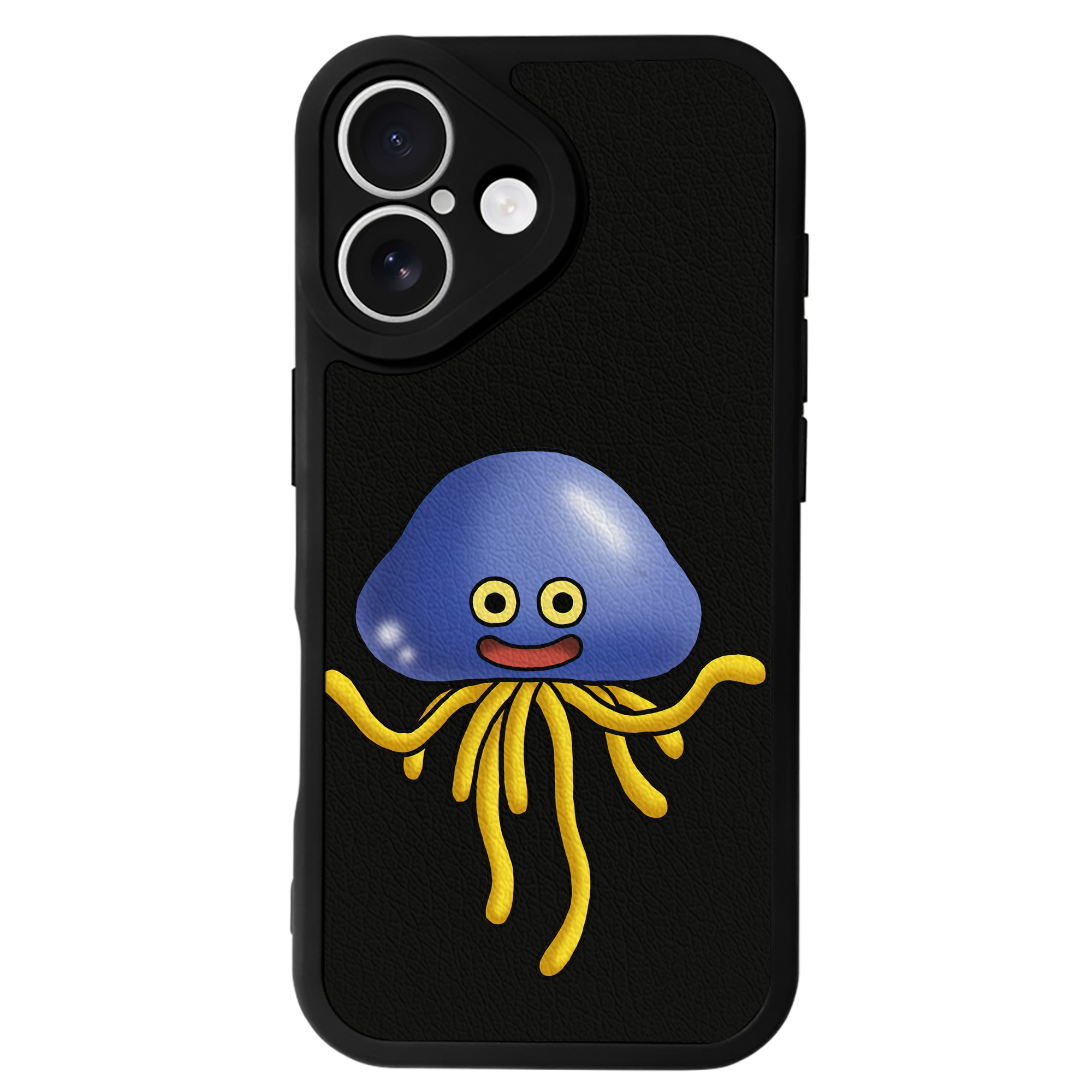 （画像用） ドラゴンクエスト Doragon Kuesuto Dragon Quest 【iPhone 16シリーズ対応】シリコンスマホケース（レザー調） 材質：シリコン